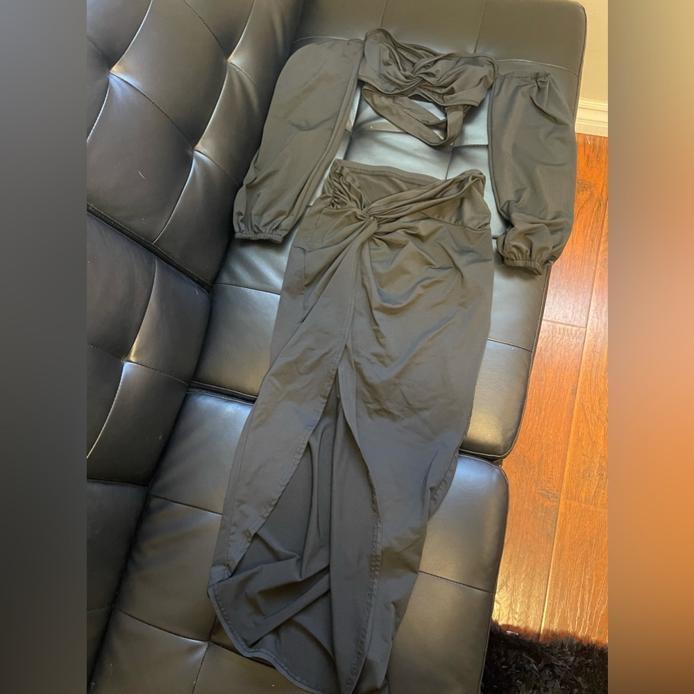 Two piece Black set Shein